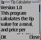 TipCalc Screenshot 1